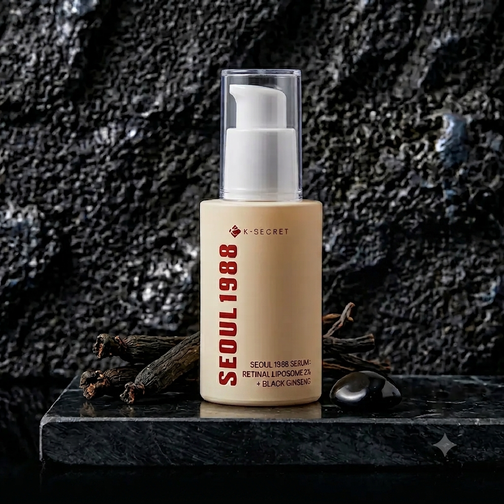 KSecret Seoul 1988 Serum: Retinal Liposome 2% + Black Ginseng 30ml